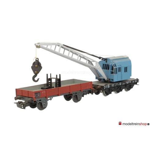 Marklin H0 4611 Kraanwagen Krupp-Ardelt met lageboordwagen - Modeltreinshop