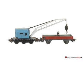 Marklin H0 4611 Kraanwagen Krupp-Ardelt met lageboordwagen - Modeltreinshop