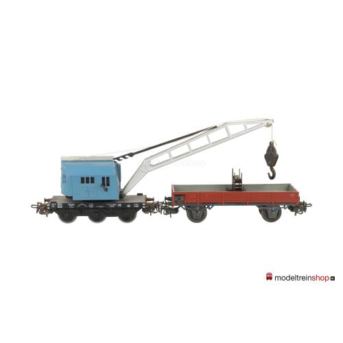 Marklin H0 4611 Kraanwagen Krupp-Ardelt met lageboordwagen - Modeltreinshop