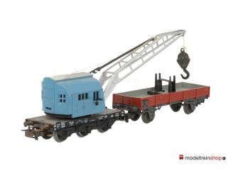 Marklin H0 4611 Kraanwagen Krupp-Ardelt met lageboordwagen - Modeltreinshop