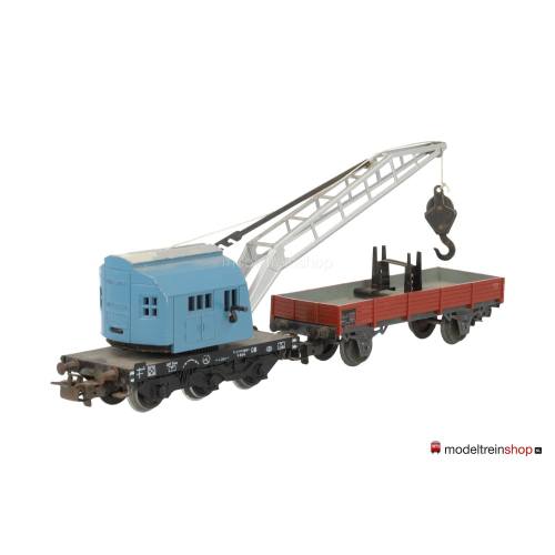 Marklin H0 4611 Kraanwagen Krupp-Ardelt met lageboordwagen - Modeltreinshop