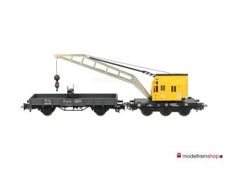 Marklin H0 4671 V14 Kraanwagen Krupp-Ardelt met lageboord wagen - Modeltreinshop