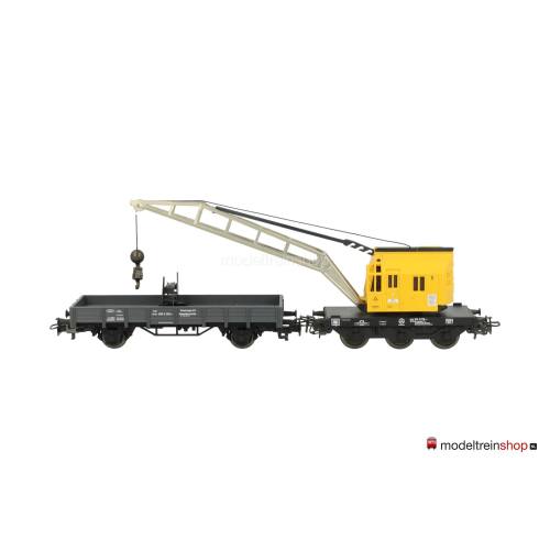 Marklin H0 4671 V14 Kraanwagen Krupp-Ardelt met lageboord wagen - Modeltreinshop