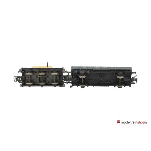 Marklin H0 4671 V14 Kraanwagen Krupp-Ardelt met lageboord wagen - Modeltreinshop