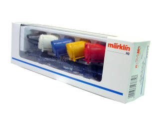 Marklin H0 47672 Containerdraagwagen Magazin 1996 - Modeltreinshop