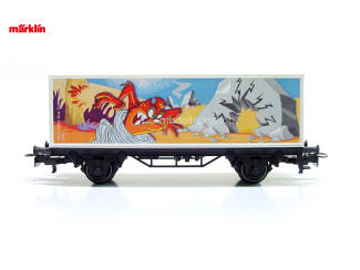 Marklin H0 48705 1.FC Jaarwagen 2005 Looney Tunes Taz de tasmaanse duivel - Modeltreinshop