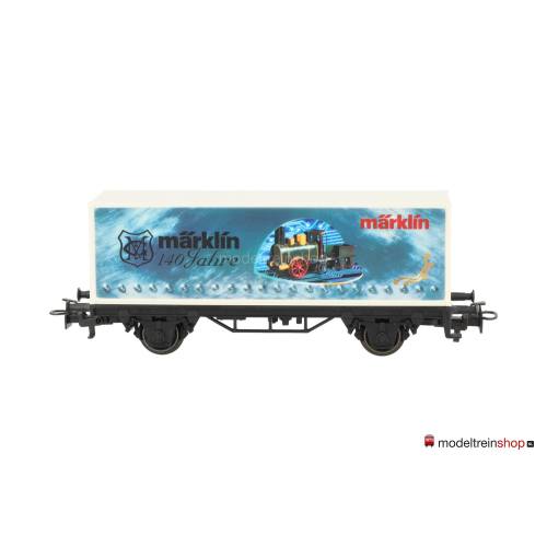 Marklin H0 94065 Koelwagen Containerwagon '140 Jahre Märklin' - Modeltreinshop