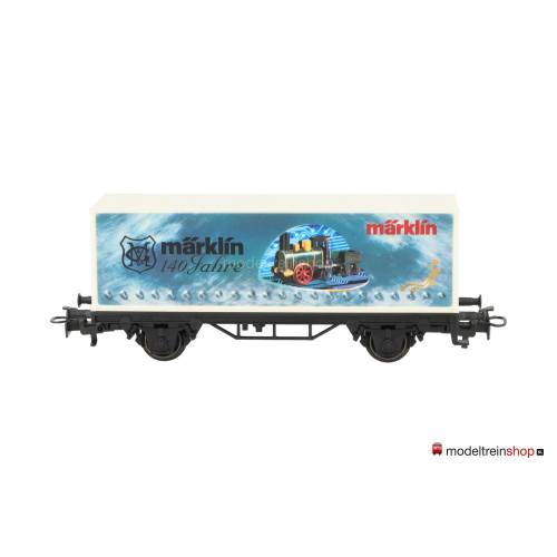 Marklin H0 94065 Koelwagen Containerwagon '140 Jahre Märklin' - Modeltreinshop