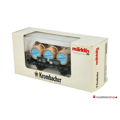 Marklin H0 94252 Wijnvatenwagen Krombacher Pils - Modeltreinshop