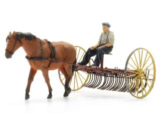 Artitec H0 387.609 Sleephark met paard + figuur - Modeltreinshop