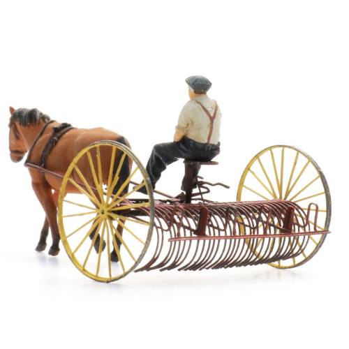 Artitec H0 387.609 Sleephark met paard + figuur - Modeltreinshop