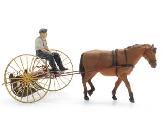 Artitec H0 387.609 Sleephark met paard + figuur - Modeltreinshop