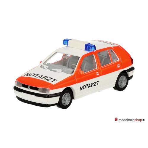 Wiking H0 07101 VW Golf Notarzt - Modeltreinshop