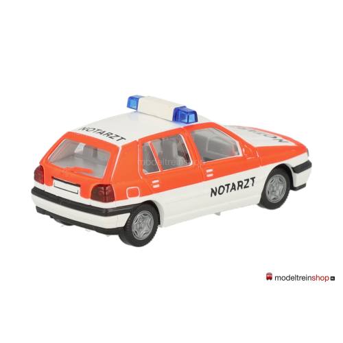 Wiking H0 07101 VW Golf Notarzt - Modeltreinshop