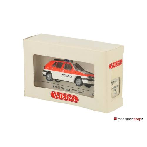 Wiking H0 07101 VW Golf Notarzt - Modeltreinshop