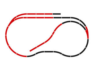 Marklin H0 C Rail 24904 C rail uitbreidingsset C4 - Modeltreinshop