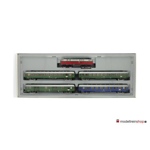 Marklin H0 2864 Sneltrein set Viesellocomotief V160 met 4 sneltreinrijtuigen - Modeltreinshop