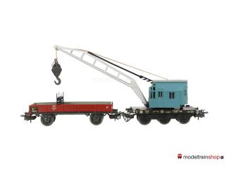 Marklin H0 4611 V05 Kraanwagen Krupp-Ardelt met lageboordwagen 4503-01 - Modeltreinshop