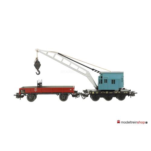 Marklin H0 4611 V05 Kraanwagen Krupp-Ardelt met lageboordwagen 4503-01 - Modeltreinshop