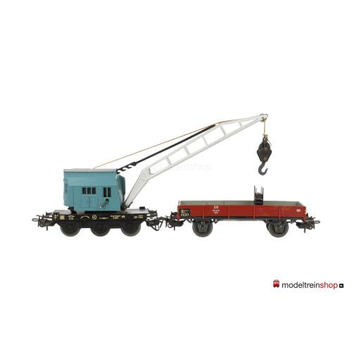 Marklin H0 4611 V05 Kraanwagen Krupp-Ardelt met lageboordwagen 4503-01 - Modeltreinshop