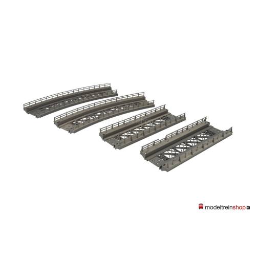 Marklin M Rail H0 2x 7269 - 2x 7268 Gebogen - rechte oprit - Modeltreinshop