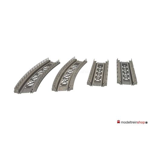 Marklin M Rail H0 2x 7269 - 2x 7268 Gebogen - rechte oprit - Modeltreinshop