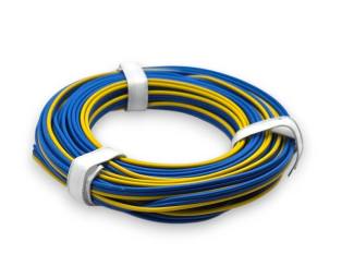 Marklin H0 L318-5M Drie Aderige Elektra Draad blauw, geel, blauw 5 meter - Modeltreinshop